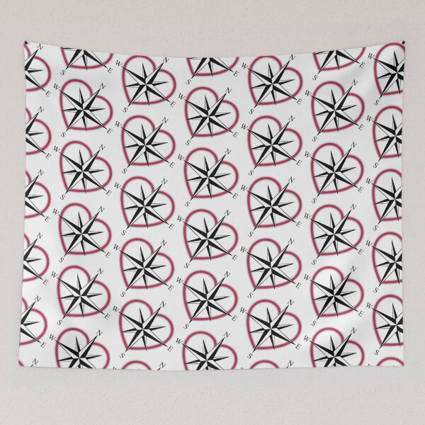 Item preview, Funny heart compass. designed and sold by adlkh.