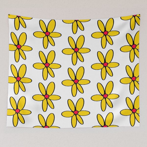Item preview, V-Dub Hippie Bus Yellow Flower designed and sold by Niniannebast.