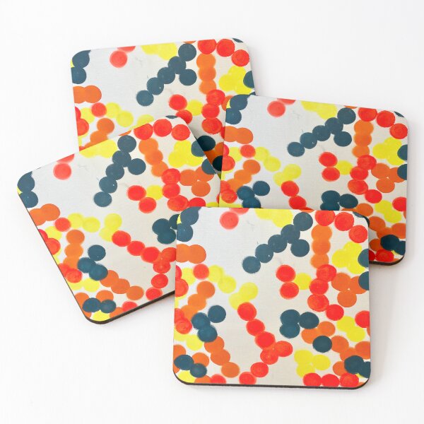 Item preview, Dots colorful abstract paint dots paint  designed and sold by Tropical Blood.