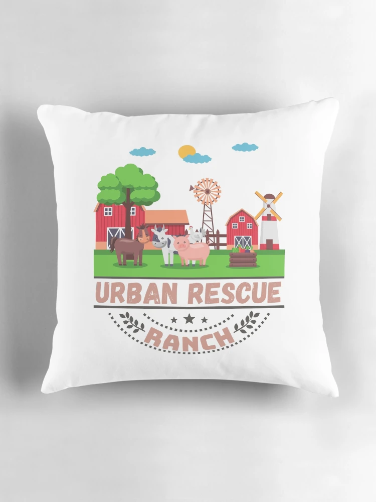 Thumbnail 3 of 4, Pillow, Urban Rescue Ranch designed and sold by CollectionOS.