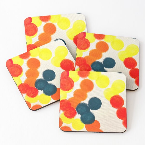 Item preview, Dots abstract painting paint texture color colorful Fluor  designed and sold by Tropical Blood.