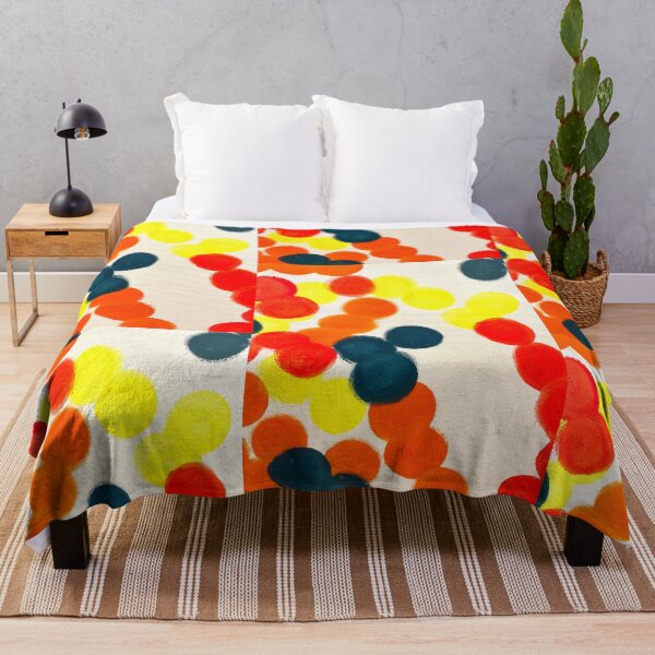 Item preview, Dots abstract painting paint texture color colorful Fluor designed and sold by Tropical Blood.