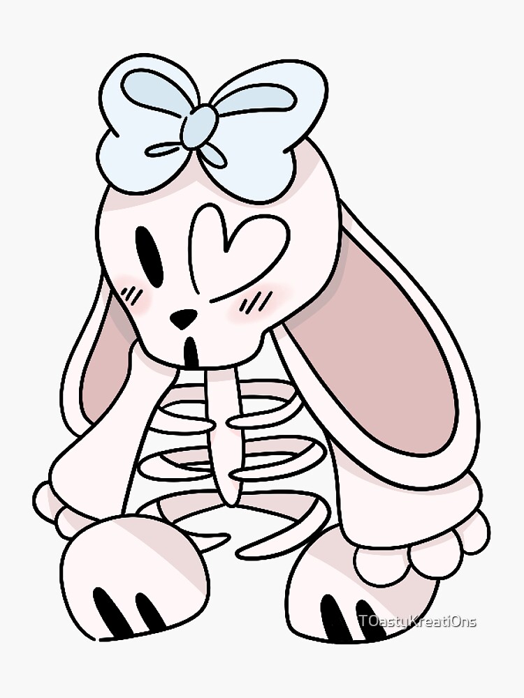 "Minx JMKit Sticker Jinx & Minx Tower Escape Skeleton Bunny