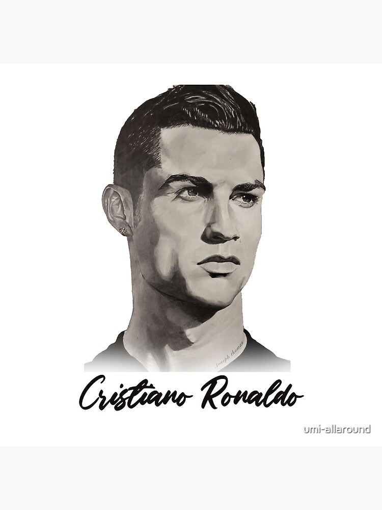 Jonathan Wood pencil drawing - Cristiano Ronaldo 1
