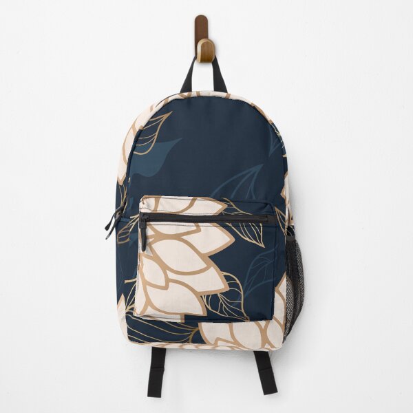 Artikelvorschau, Floral Aesthetic in Navy, Ivory and Gold entworfen und verkauft von meggydesigns.