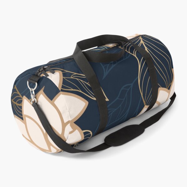Artikelvorschau, Floral Aesthetic in Navy, Ivory and Gold entworfen und verkauft von meggydesigns.