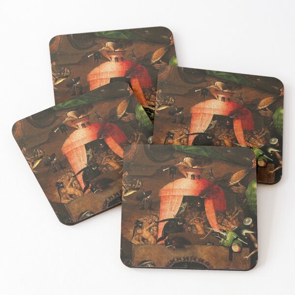 Item preview, Temptation of st anthony by hieronymus bosch classic art poster  designed and sold by Golido.