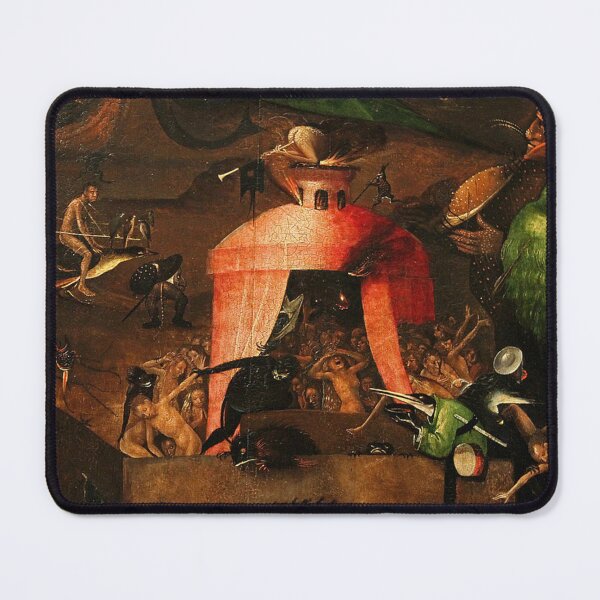 Item preview, Temptation of st anthony by hieronymus bosch classic art poster  designed and sold by Golido.