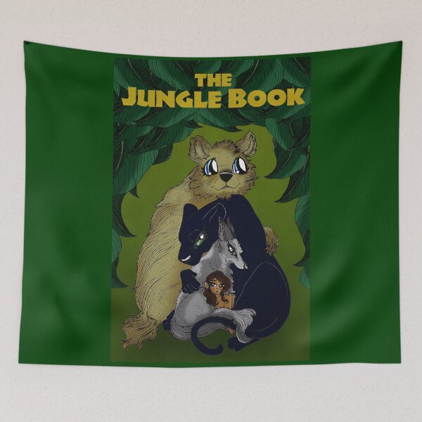 Item preview, The Jungle Book Poster - Mowgli's Dads designed and sold by Brooksie Fontaine.