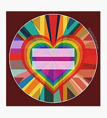 Equal Rainbow Union Photographic Print