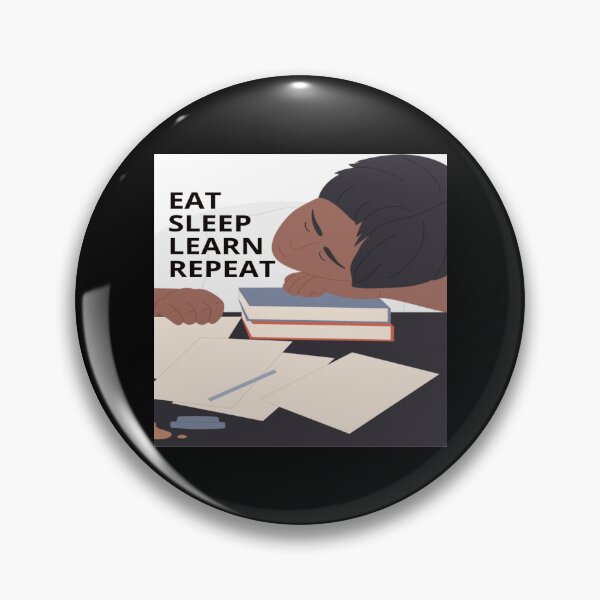 Artikelvorschau, Essen Sie schlafen lernen wiederholen entworfen und verkauft von surprise-to-me.