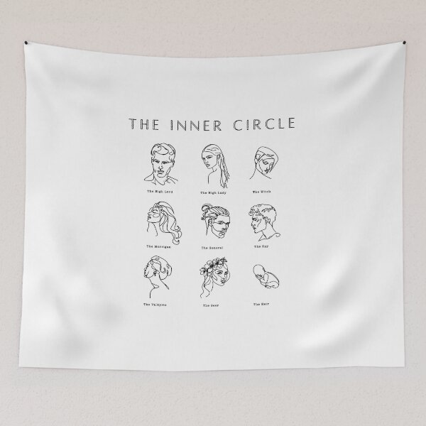 Item preview, ACOTAR Inner Circle Minimalist designed and sold by baranskini.