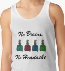 No brains no headache Men's Tank Top