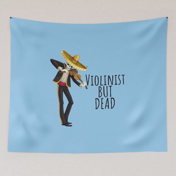 Item preview, Skeleton Violinist But Dead For The Violin Teacher And Violinist As A Violin Music - Violist designed and sold by Funwithmusic.
