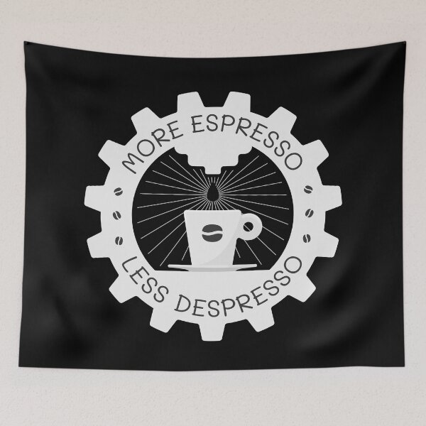 Item preview, More Espresso Less Despresso | Coffee Espresso Machine Barista Gear | Black designed and sold by Teenker.