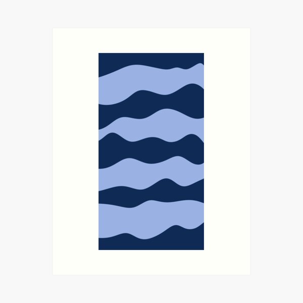 In the pool and in the sea Art Print
