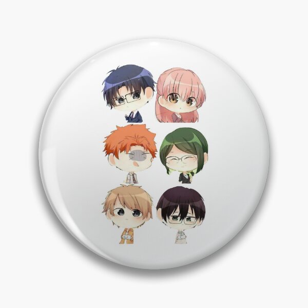 Item preview, chibi wotakoi love is hard for otaku designed and sold by pinjutsushops.