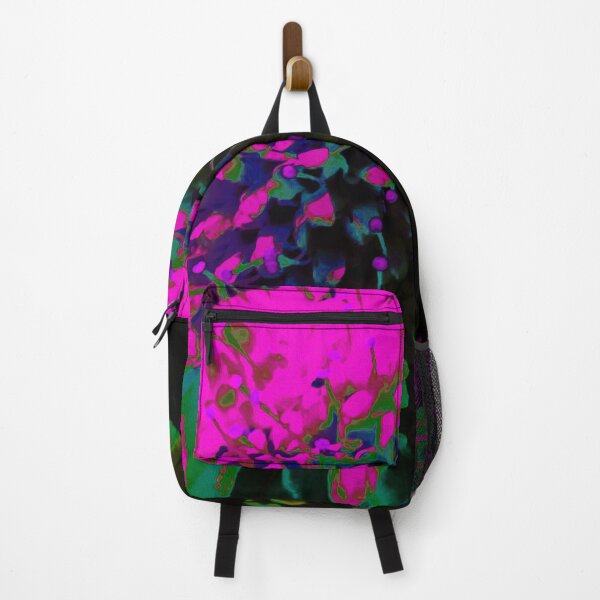 Item preview, Trippy Abstract Retro Hot Pink and Black Flower designed and sold by myrubiogarden.