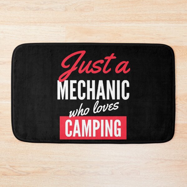 Item preview, Just A Mechanic Who Loves Camping - Gift For Men, Women, Camping Lover designed and sold by ExploreTheStore.