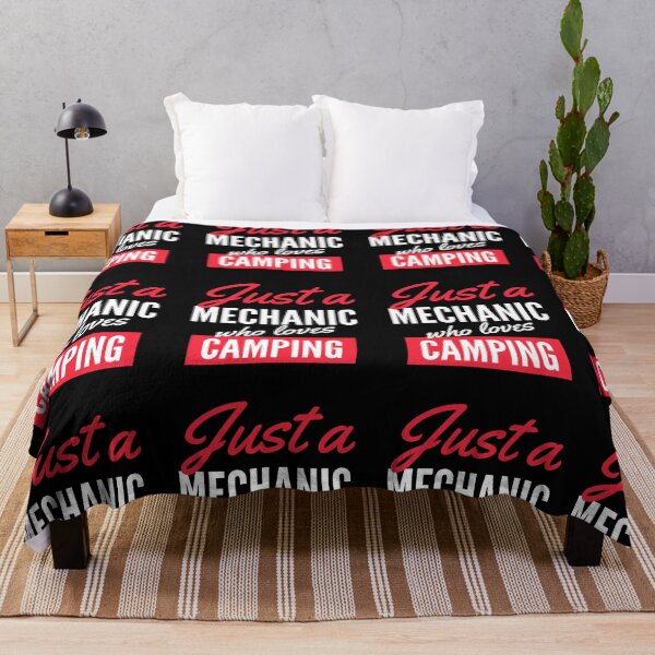 Item preview, Just A Mechanic Who Loves Camping - Gift For Men, Women, Camping Lover designed and sold by ExploreTheStore.