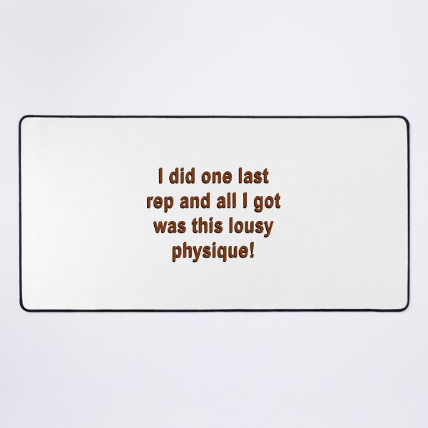 Item preview, One last rep! designed and sold by IanBakerToons.