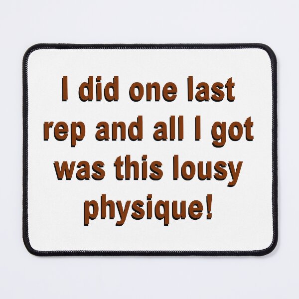 Item preview, One last rep! designed and sold by IanBakerToons.