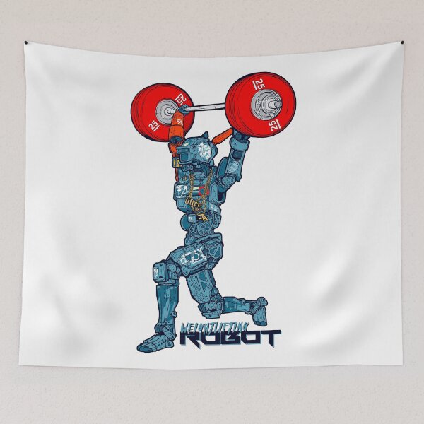 Item preview, robot bodybuilder designed and sold by si3iy.