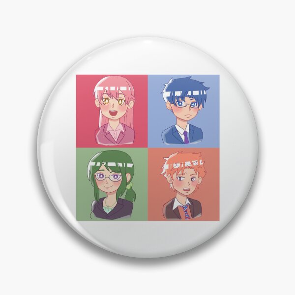 Item preview, wotakoi  Love is Hard for an Otaku designed and sold by pinjutsushops.