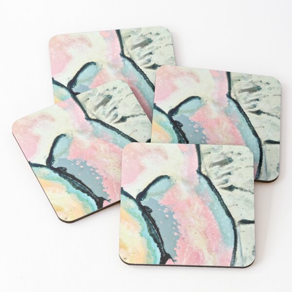 Item preview, Abstract paint pink colors pink abstracting  designed and sold by Tropical Blood.
