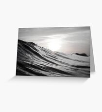 Motion of Water Greeting Card