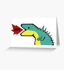 JDM Dino Greeting Card