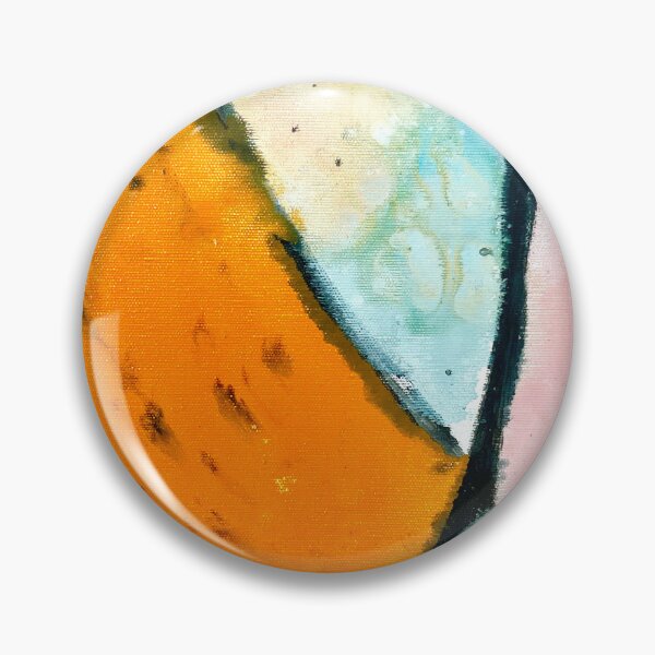 Item preview, Abstract blue orange paint textures  designed and sold by Tropical Blood.