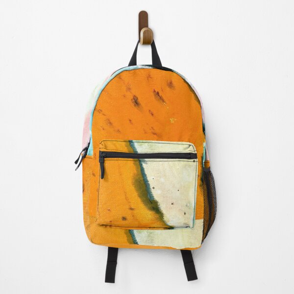 Item preview, Abstract blue orange paint textures designed and sold by Tropical Blood.
