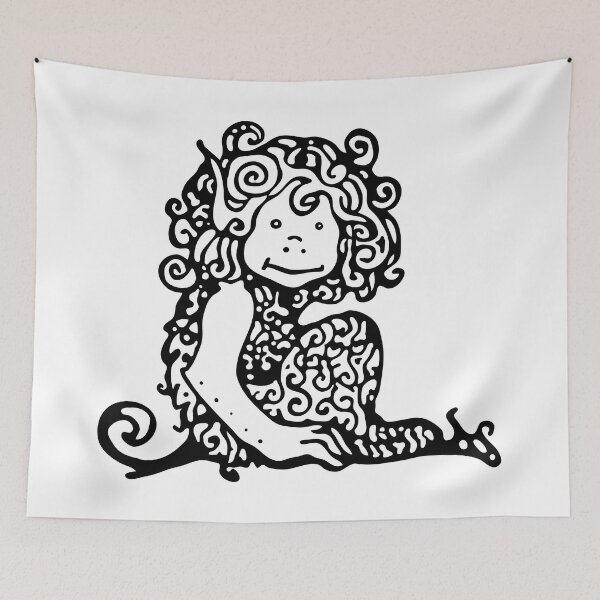 Item preview, Humpe the little troll by John Bauer designed and sold by artofthenorth.