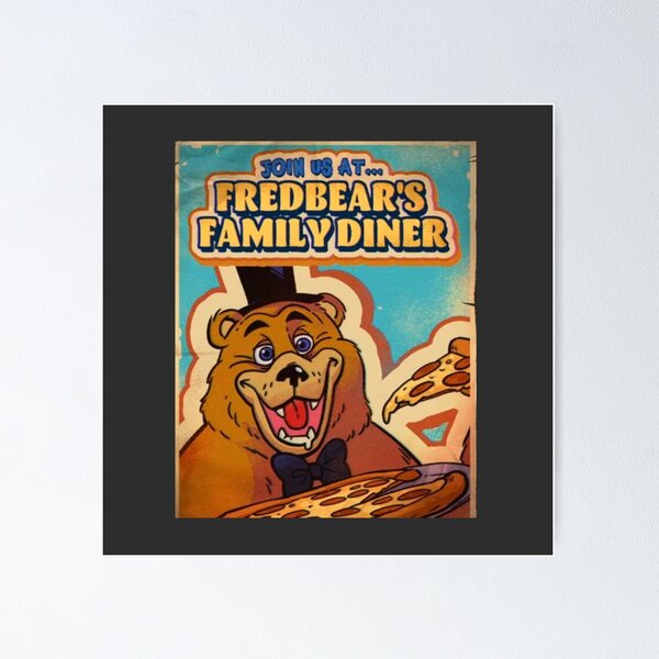 LUMAD FNAF FREDBEAR'S FAMILY DINER Canvas Poster Bedroom Decor Sports  Landscape Office Room Decor Gift Frame Style 20x30cm : : Home &  Kitchen