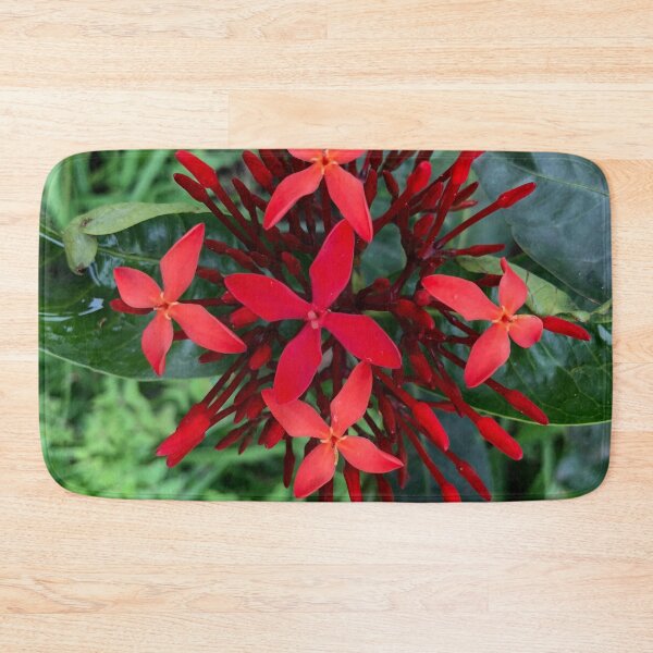 Item preview, Red Christmas Floral Spray of Peace and Joy designed and sold by Photomersion.