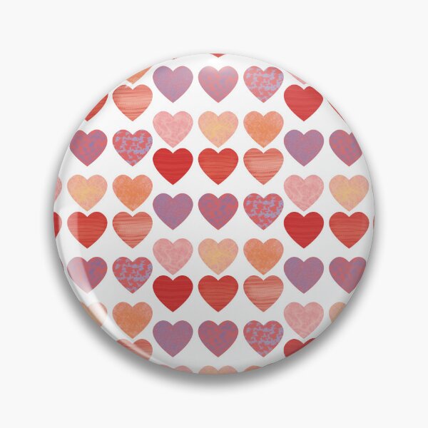 Item preview, Groupof hearts with different textures designed and sold by Martapp.