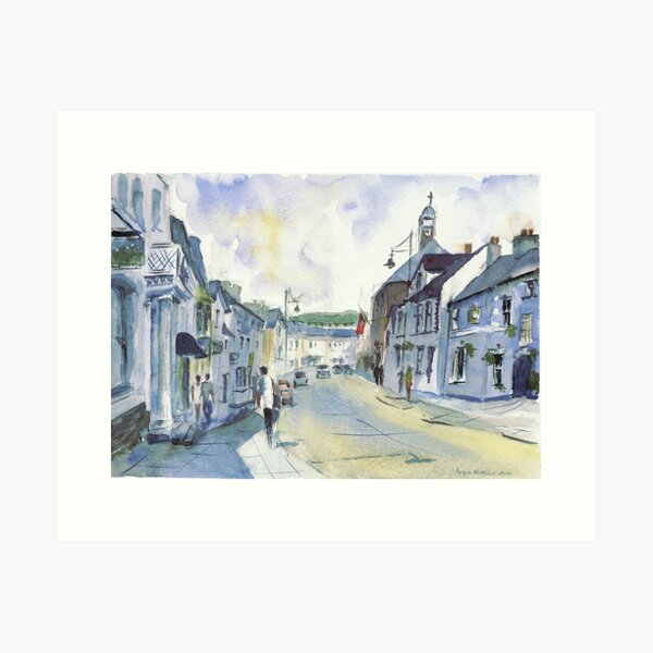 Item preview, Welsh town of Lampeter designed and sold by Truewatercolour.