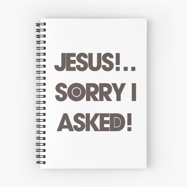 Item preview, Jesus, sorry I asked! designed and sold by IanBakerToons.