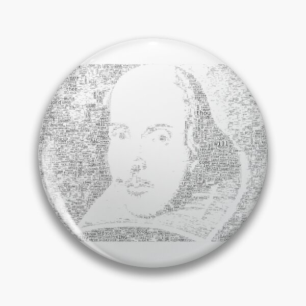 Item preview, William Shakespeare Word Cloud designed and sold by WordyCloud.