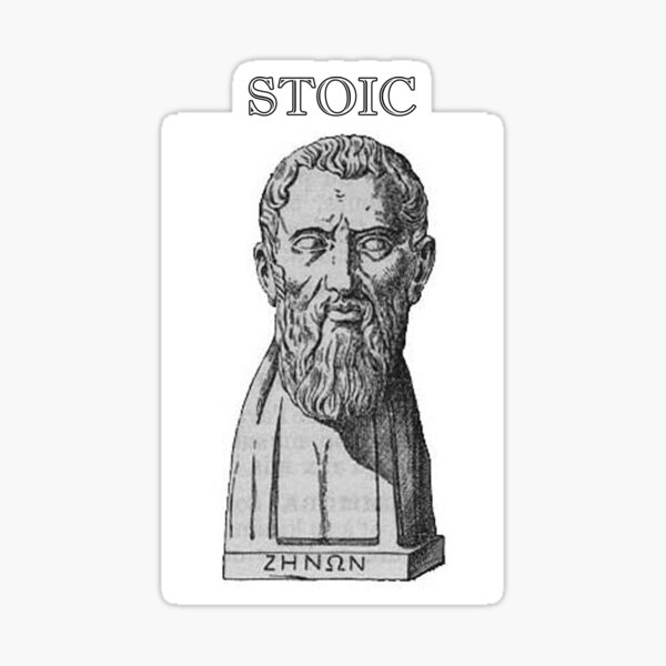 Stoic Greek Philosopher Zeno Sticker For Sale By Danterosinante