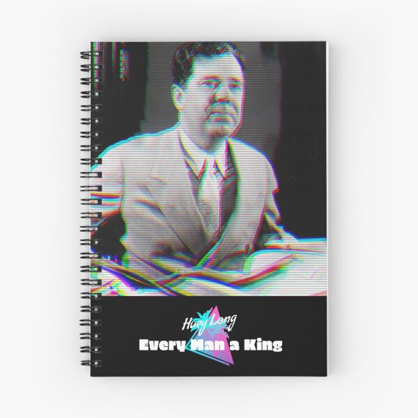Item preview, Huey Long Every Man a King Vaporwave Design - Huey P. Long's slogan designed and sold by Eee3r.