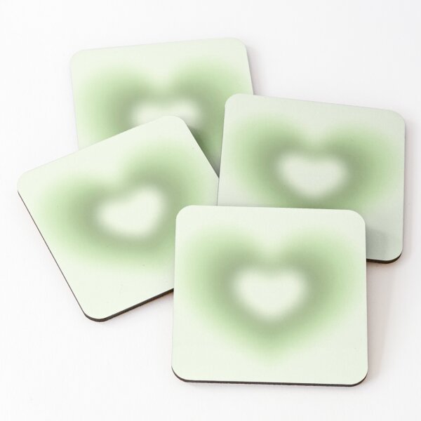 Item preview, green aura heart designed and sold by sqftv.