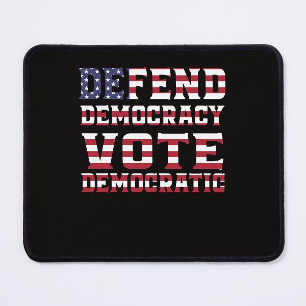 Item preview, Defend Democracy Vote Democratic designed and sold by Digital Story Time.