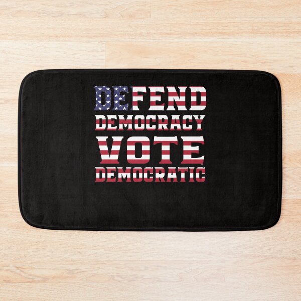 Item preview, Defend Democracy Vote Democratic designed and sold by Digital Story Time.