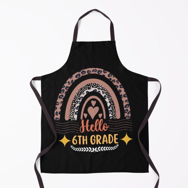 Item preview, Hello 6th Grade Teacher Leopard Rainbow designed and sold by Rainbow Designs.
