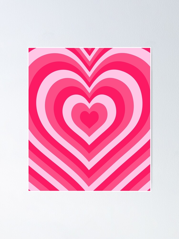 Preppy School Supplies, Preppy, Aesthetic, Pink, Heart, Preppy Aesthetic |  Poster