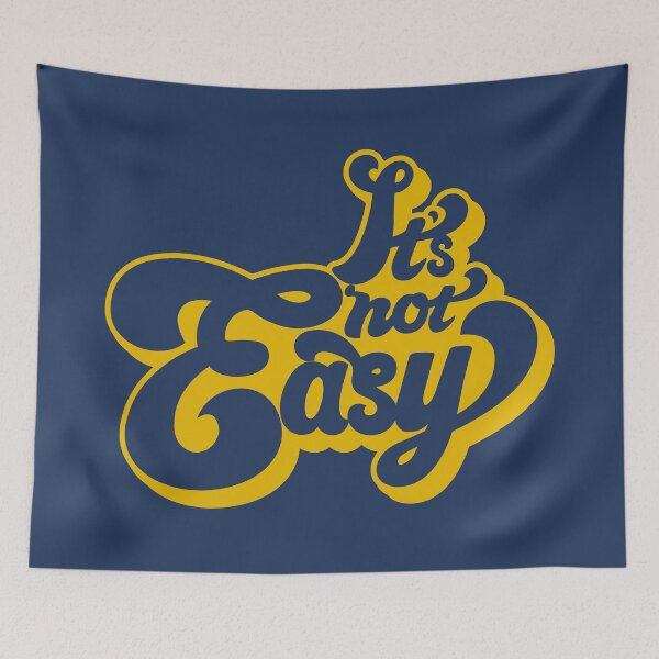 Item preview, It's Not easy - yellow designed and sold by blurbox.