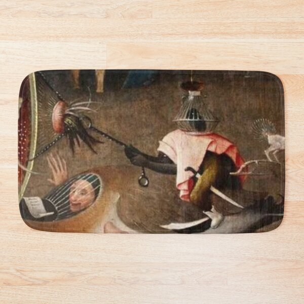 Item preview, Haywain (details) classic art by hieronymus bosch famous poster  designed and sold by Golido.
