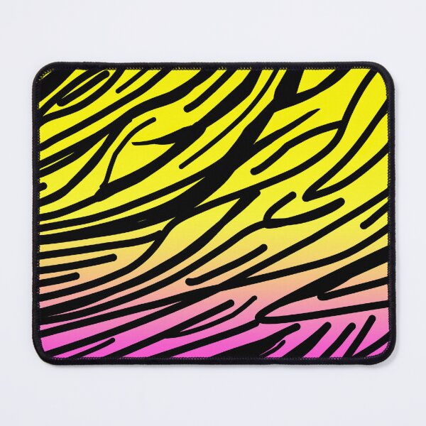 Item preview, Yellow to pink fade zebra print maximalist designed and sold by DemonicGloom.